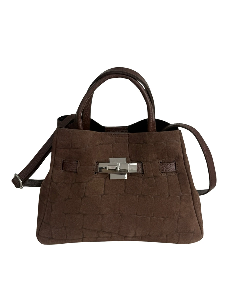 Borsa in camoscio con girello — product detail 1