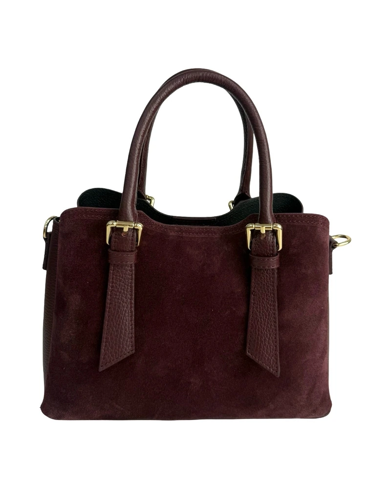 Borsa in camoscio con fibbie — product detail 1