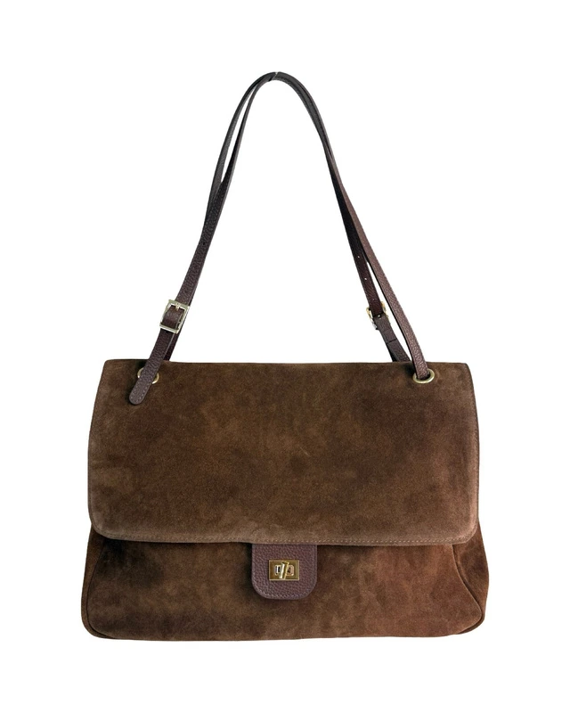 Suede Flap Shoulder Bag — product detail 1