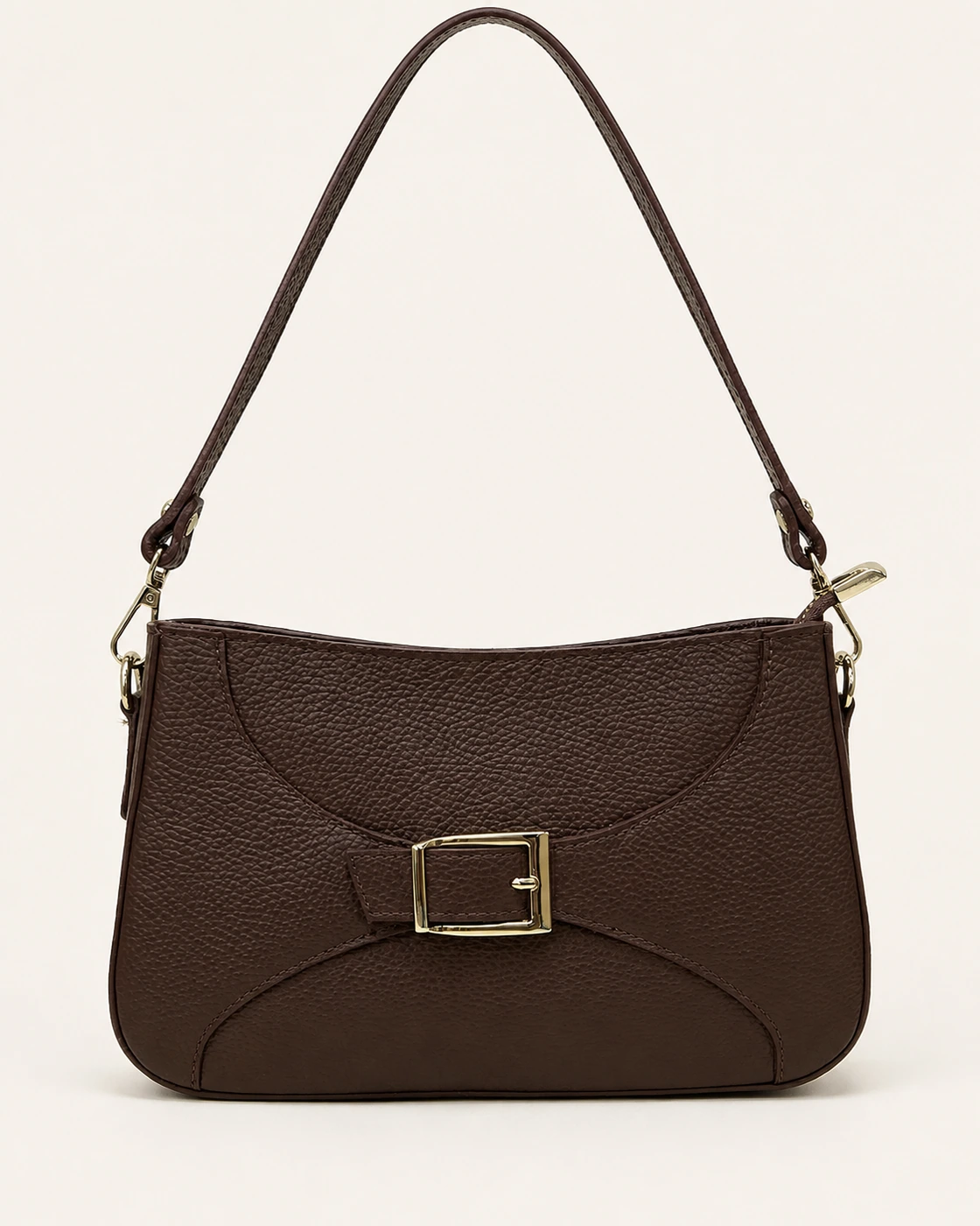 Borsa a spalla con fibbia 03 — front view