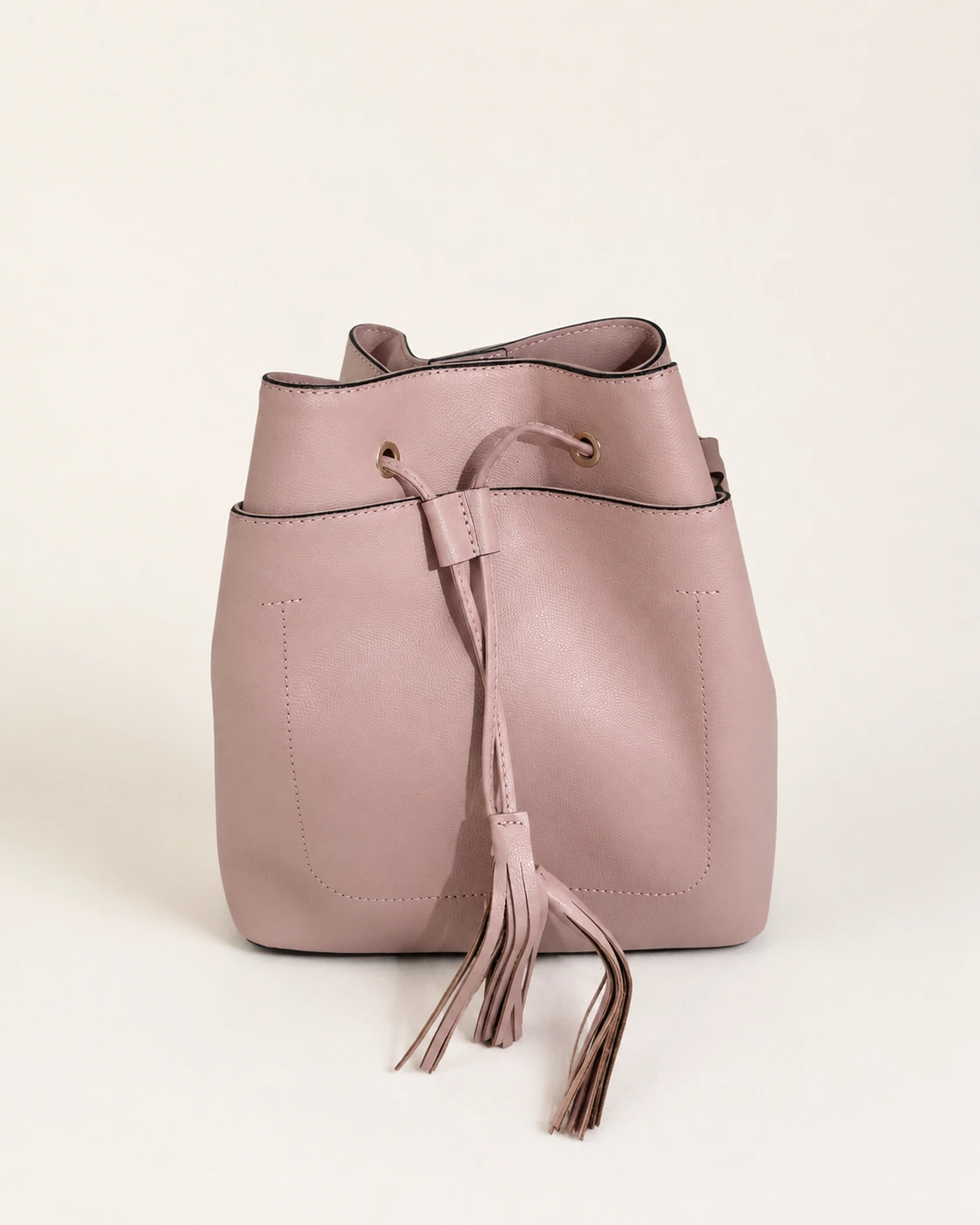 Drawstring Bucket 08 — front view